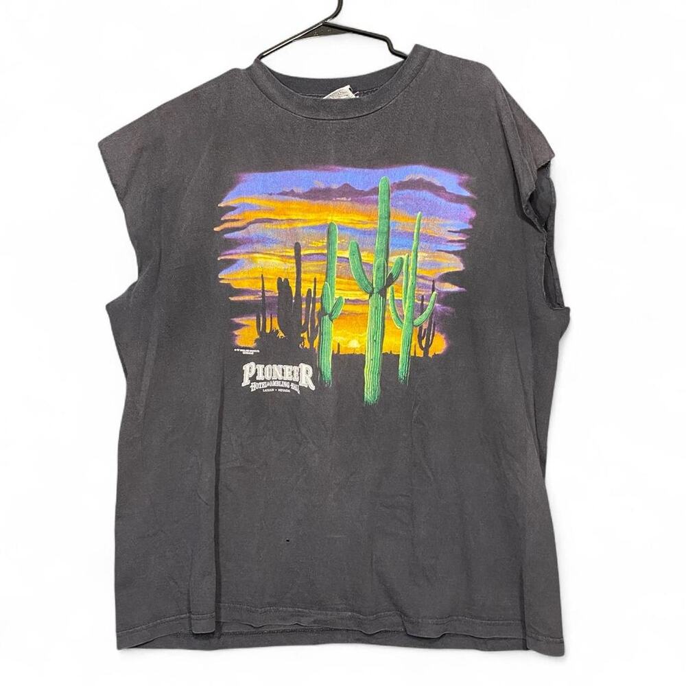 Vintage cutoff western tee 90s